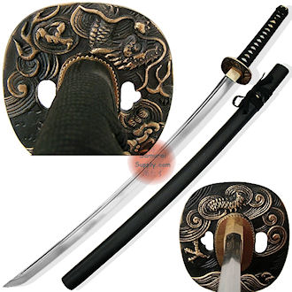 SS919-1 - Musashi Wind Dragon Katana Sword