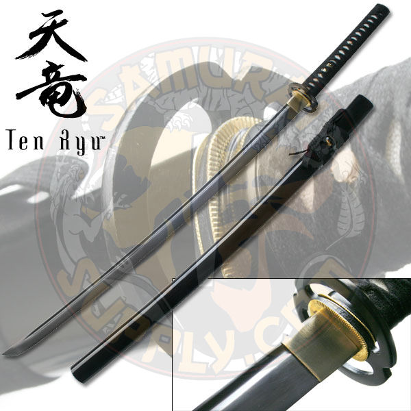 TR-001BKB - Ten Ryu Musashi Black Blade Katana