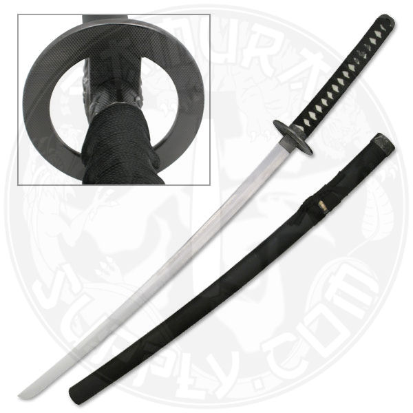 SW333 - Reverse Blade Katana Sword (Black)