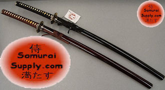 MA003R - Masahiro Cherry Blossom Katana - Black